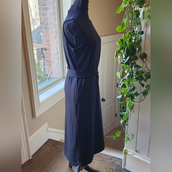 Prologue Sleeveless Black Mock Neck Dress - Picture 4 of 7